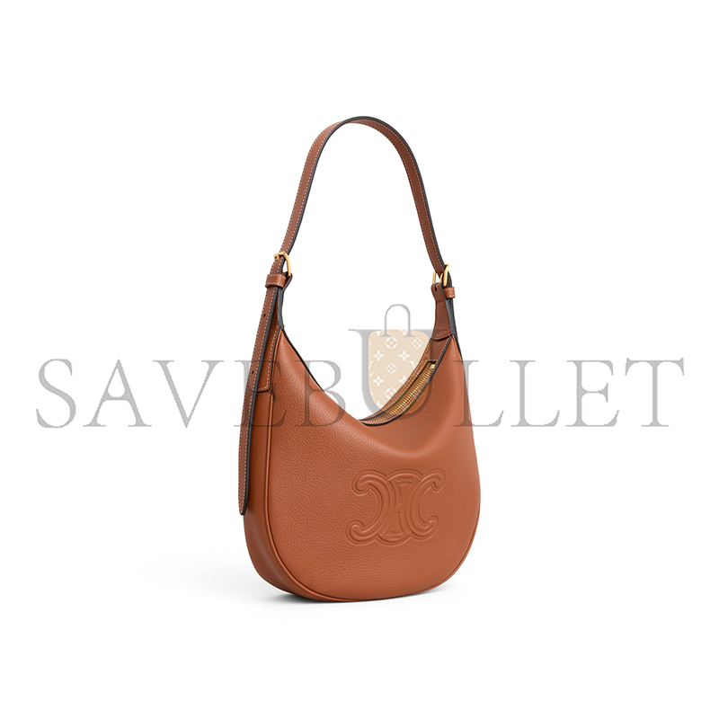 CELINE SMALL HELOÏSE BAG IN SUPPLE GRAINED CALFSKIN 117253FLH.04LU (24*21*7cm)