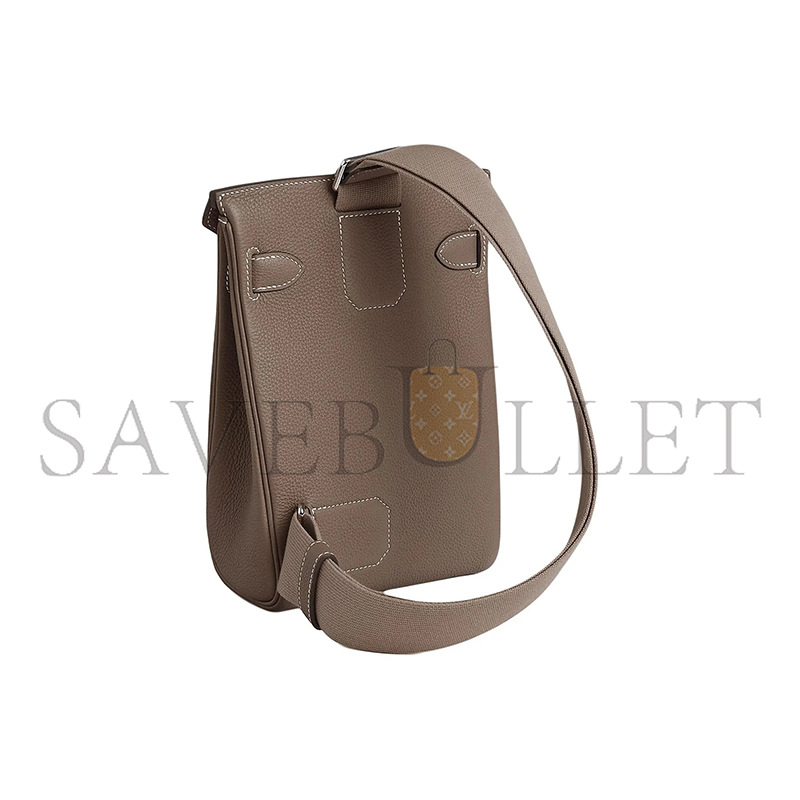 HERMES MASTER HAC A DOS PM BACKPACK TOGO LEATHER SILVER HARDWARE H083589CK18 (28*18*8cm)