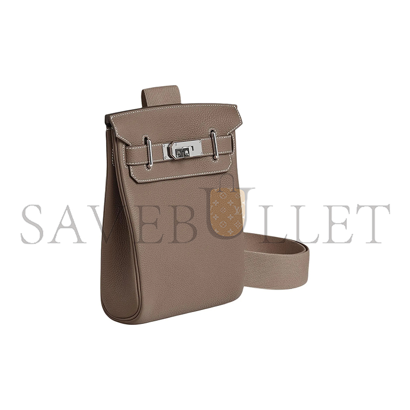 HERMES HAC A DOS PM BACKPACK TOGO LEATHER SILVER HARDWARE H083589CK18 (28*18*8cm)