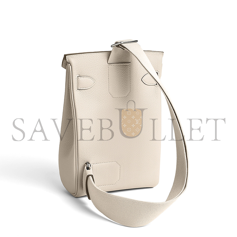 HERMES MASTER HAC A DOS PM BACKPACK TOGO LEATHER SILVER HARDWARE H083589CK10 (28*18*8cm)