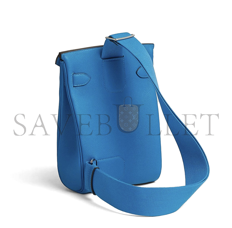 HERMES HAC A DOS PM BACKPACK TOGO LEATHER SILVER HARDWARE H083589CKY1 (28*18*8cm)