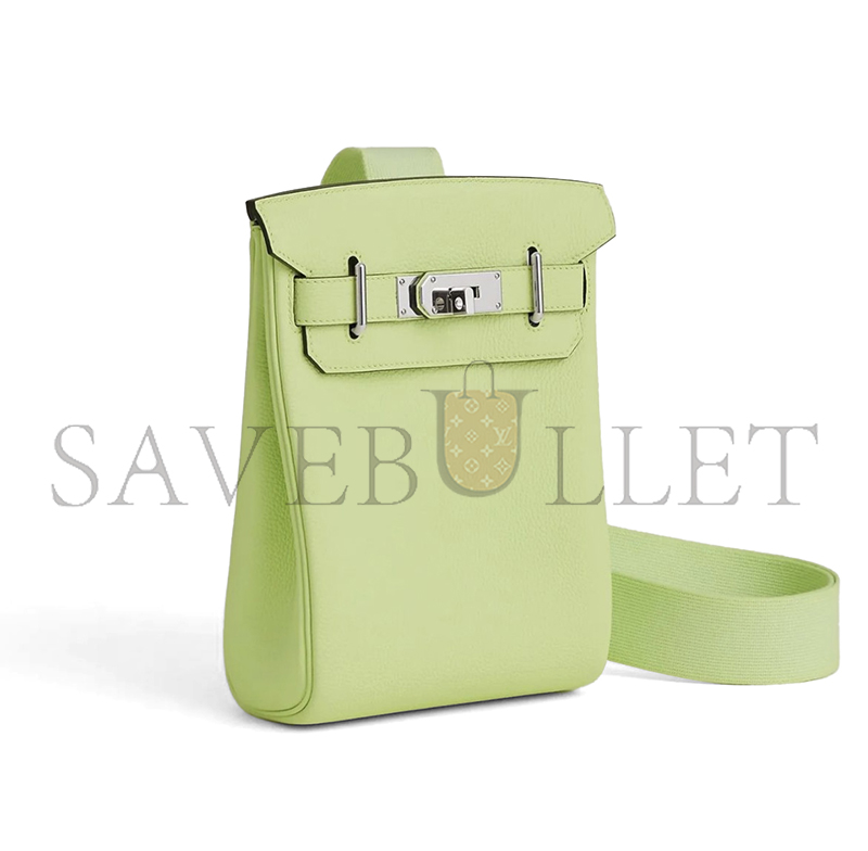 HERMES MASTER HAC A DOS PM BACKPACK TOGO LEATHER SILVER HARDWARE H083589CKY6 (28*18*8cm)