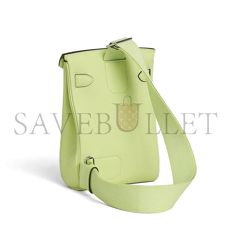 HERMES MASTER HAC A DOS PM BACKPACK TOGO LEATHER SILVER HARDWARE H083589CKY6 (28*18*8cm)