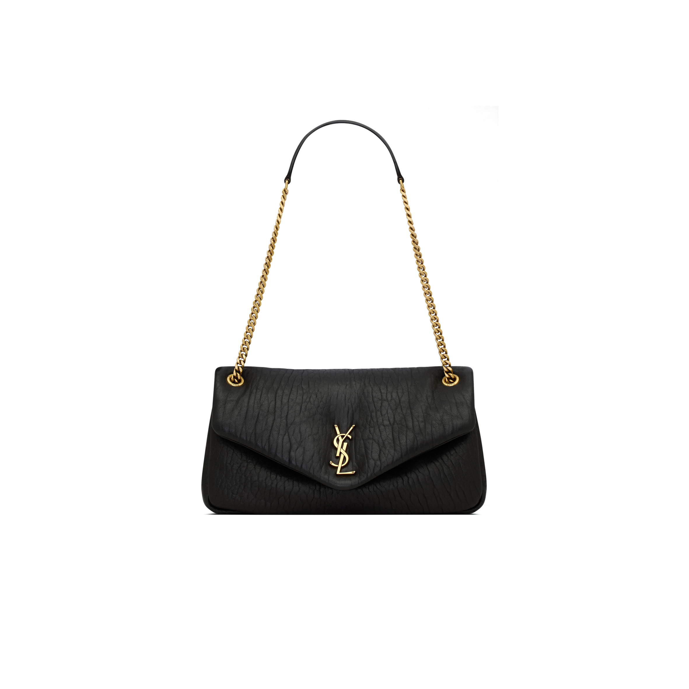 YSL CALYPSO MEDIUM IN GRAINED LAMBSKIN 800916AACYT1000 (30*15*7.5cm)