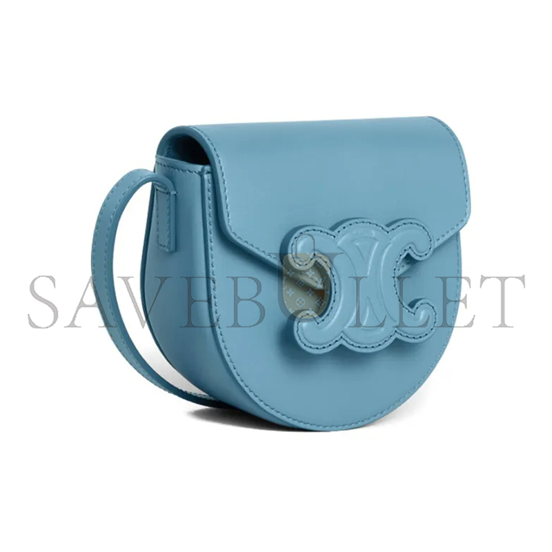 CELINE MINI CROSSBODY IN BESACE TRIOMPHE  SMOOTH COWHIDE 10J303DPQ.07DD (11*10*5cm)
