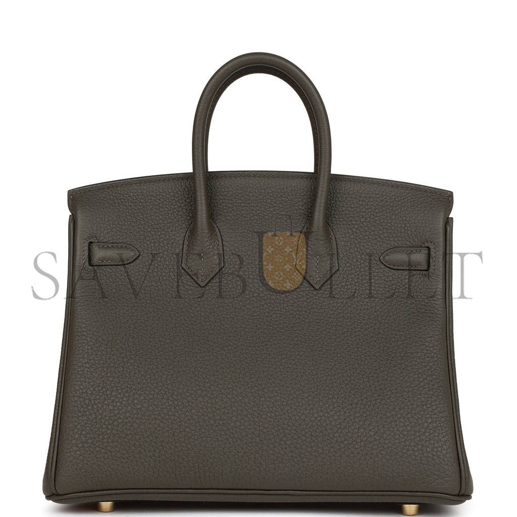 HERMES MASTER BIRKIN 25 VERT DE GRIS TOGO GOLD HARDWARE HANDMADE (25cm) HERMES MASTER BIRKIN 25 VERT DE GRIS TOGO GOLD HARDWARE HANDMADE (25cm)