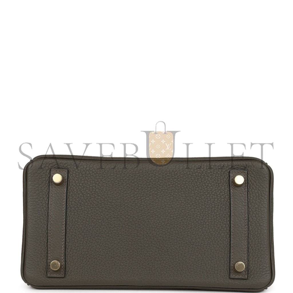 HERMES MASTER BIRKIN 25 VERT DE GRIS TOGO GOLD HARDWARE HANDMADE (25cm) HERMES MASTER BIRKIN 25 VERT DE GRIS TOGO GOLD HARDWARE HANDMADE (25cm)