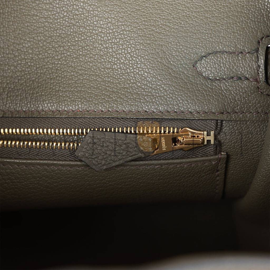 HERMES MASTER BIRKIN 25 VERT DE GRIS TOGO GOLD HARDWARE HANDMADE (25cm) HERMES MASTER BIRKIN 25 VERT DE GRIS TOGO GOLD HARDWARE HANDMADE (25cm)